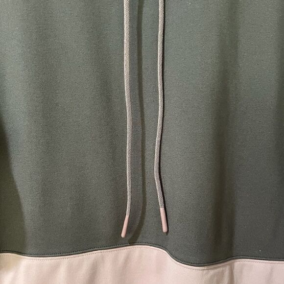 ATHLETA Hermosa Mock Neck Sweatshirt Shale/ Flora Mauve Women’s Size Small - Picture 4 of 8